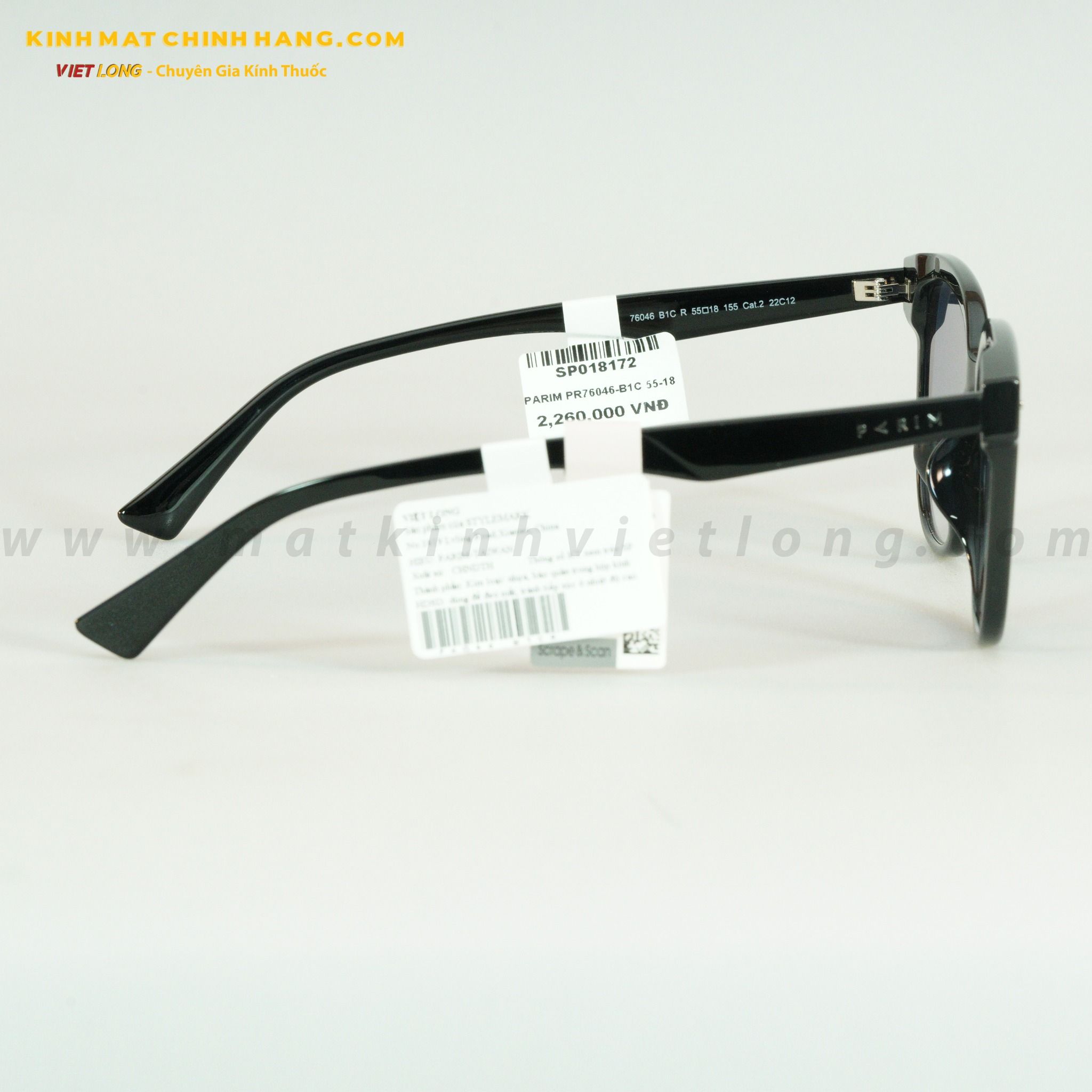 KÍNH MÁT PARIM PR76046-B1C 55-18