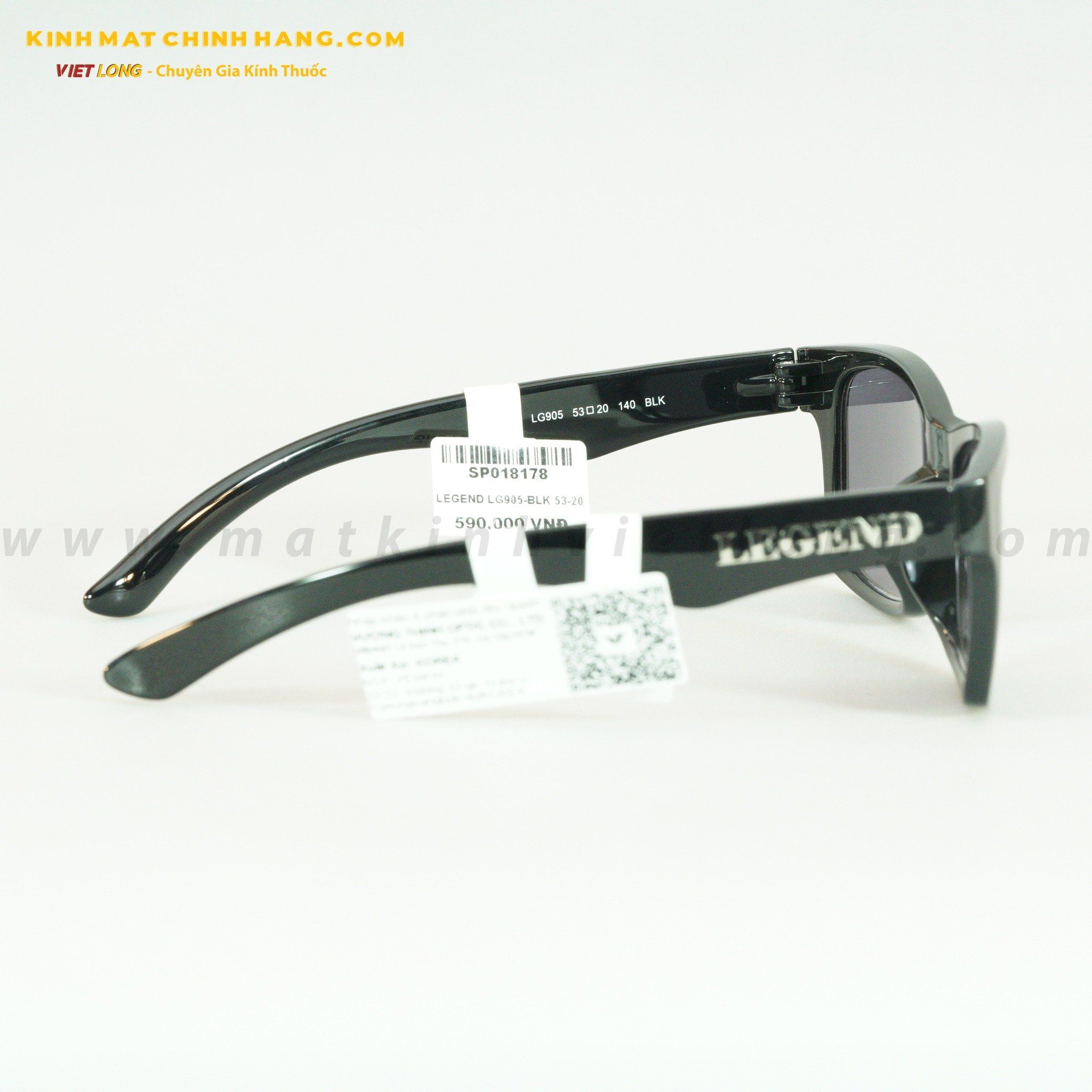 KÍNH MÁT LEGEND LG905-BLK 53-20