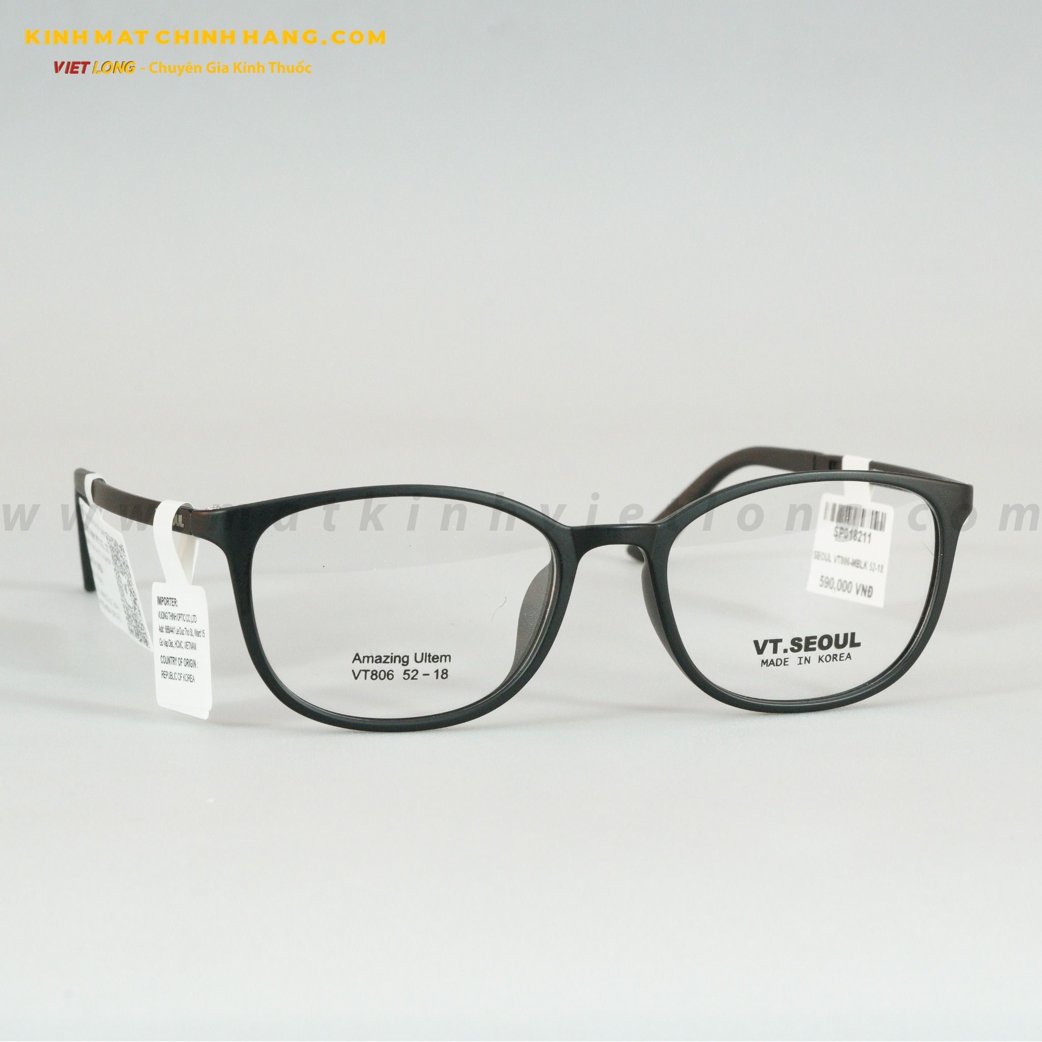 GỌNG KÍNH SEOUL VT806-MBLK 52-18