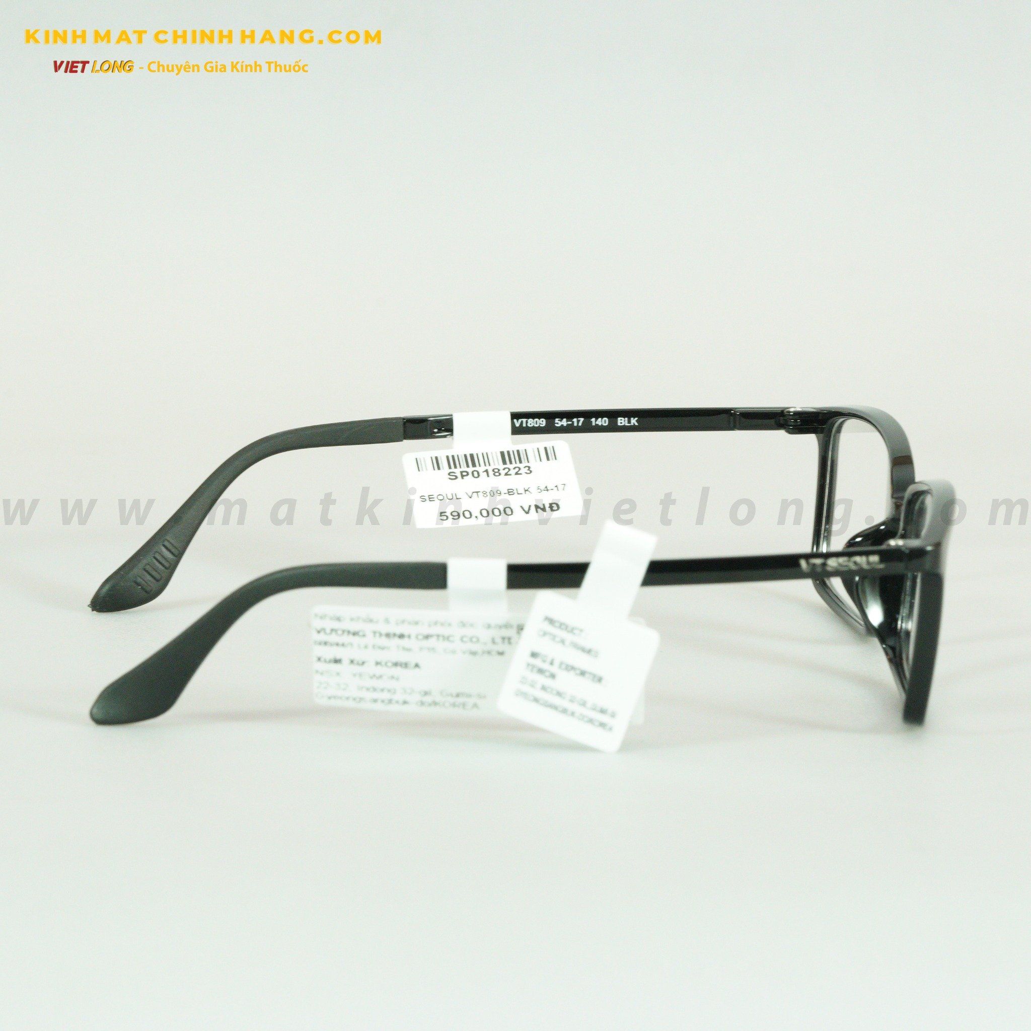 GỌNG KÍNH SEOUL VT809-BLK 54-17