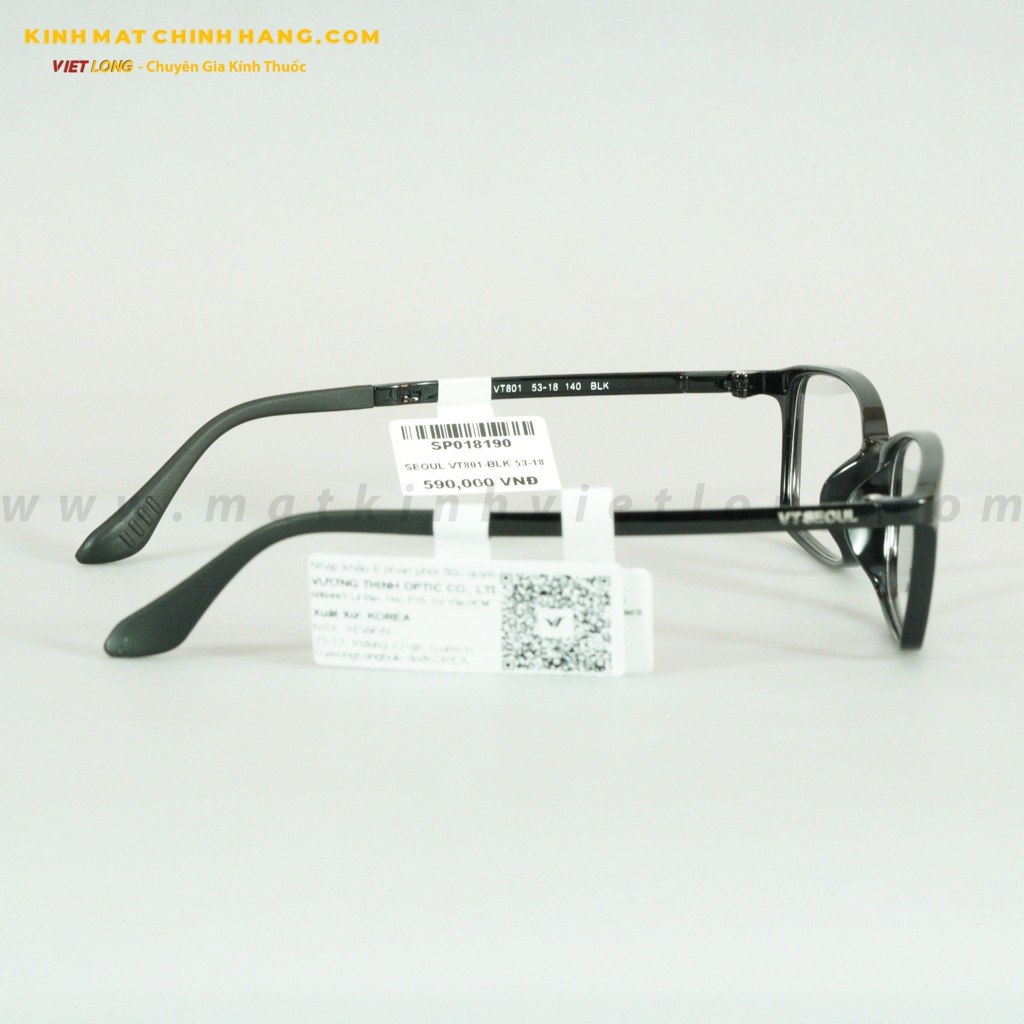 GỌNG KÍNH SEOUL VT801-BLK 53-18