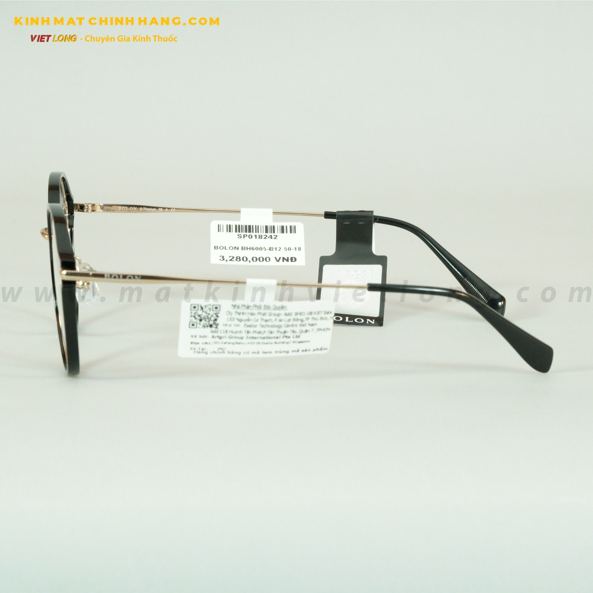 GỌNG KÍNH BOLON BH6005-B12 50-18