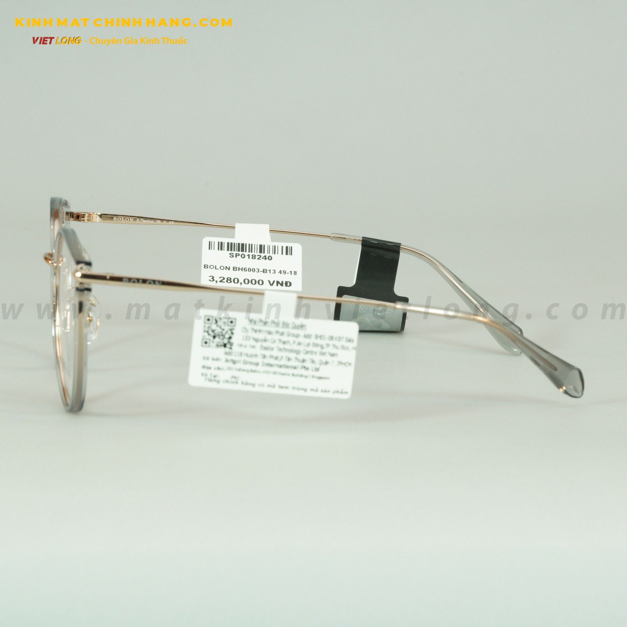 GỌNG KÍNH BOLON BH6003-B13 49-18