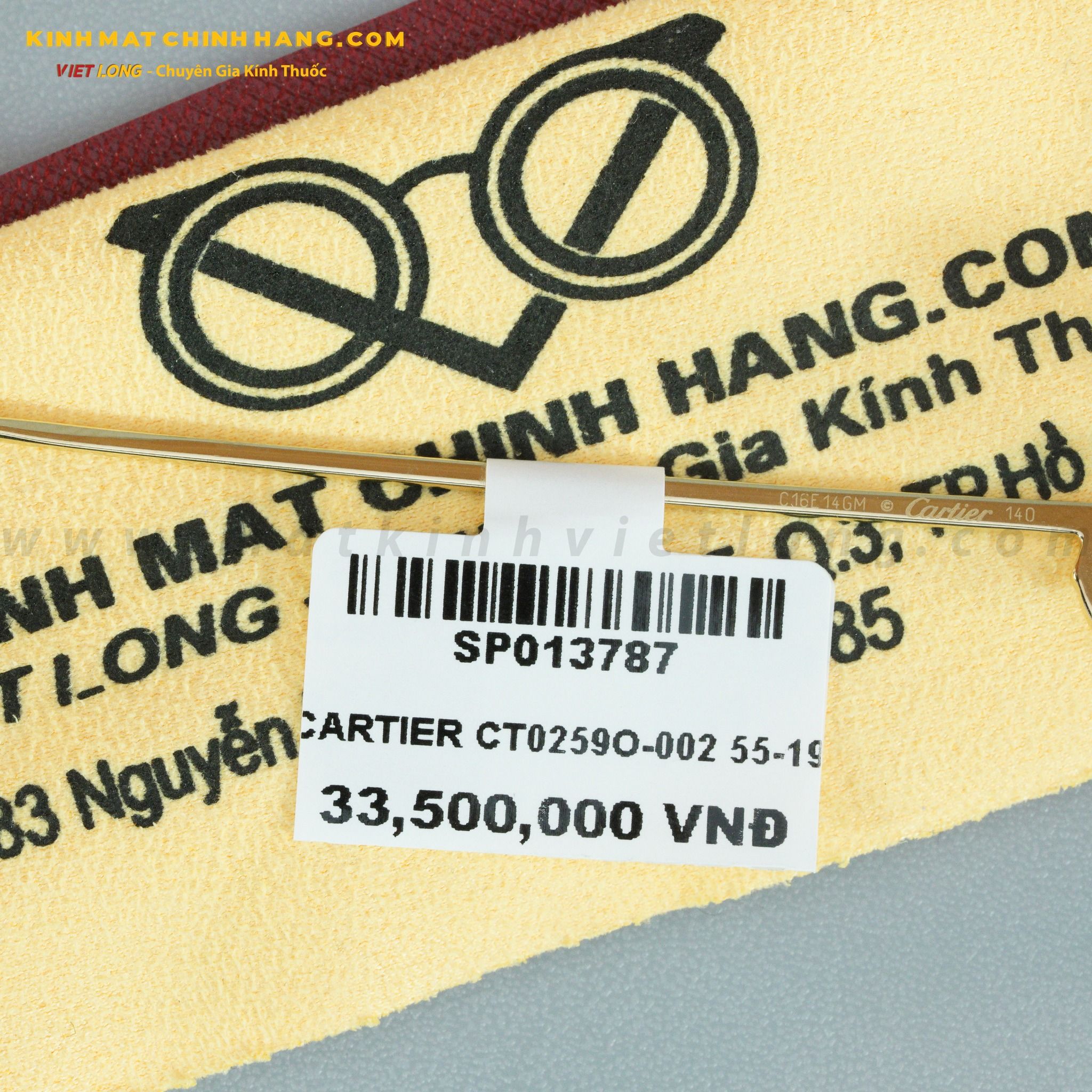  GỌNG KÍNH CARTIER CT0259O-002 55-19 