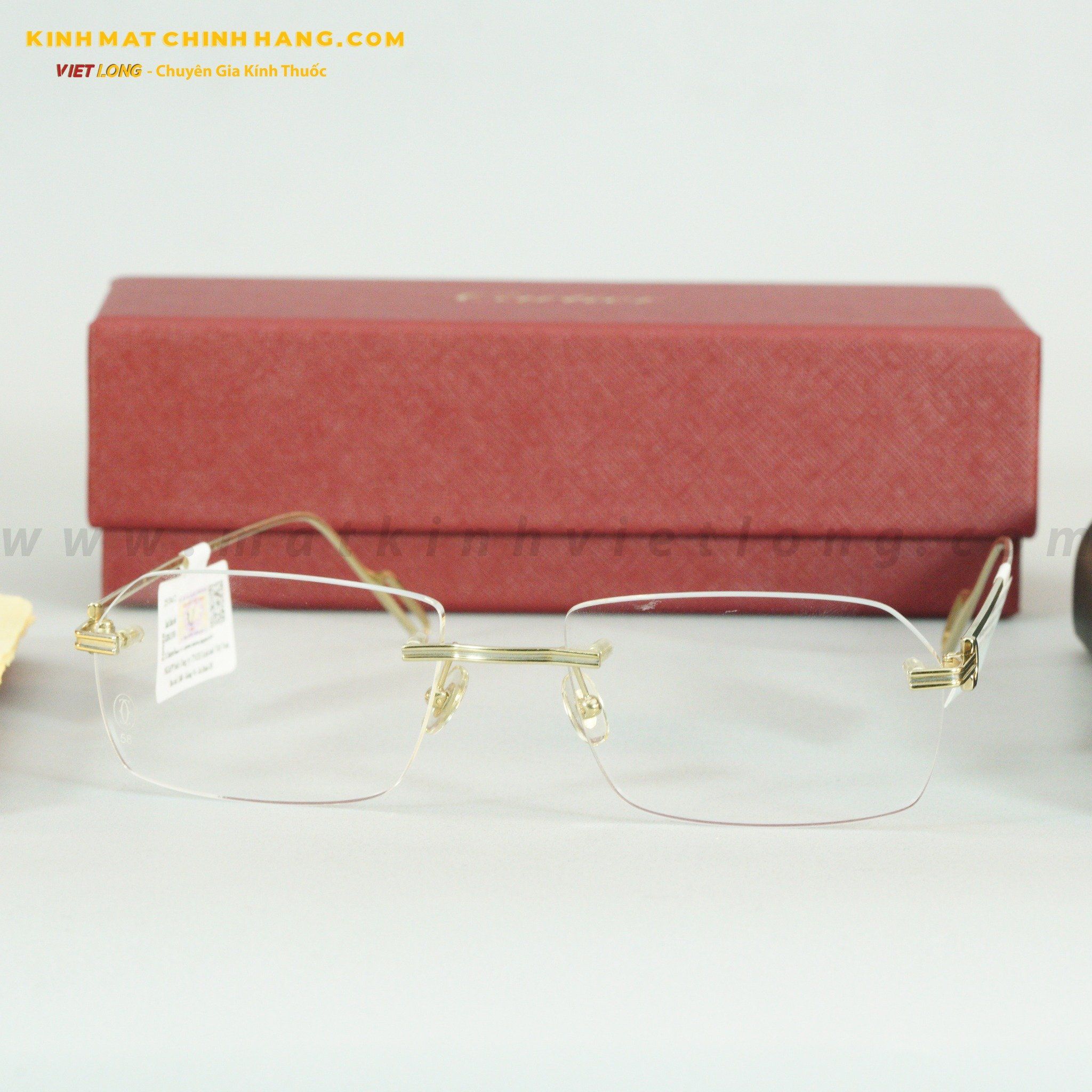 GỌNG KÍNH CARTIER CT0162O-006 58-19