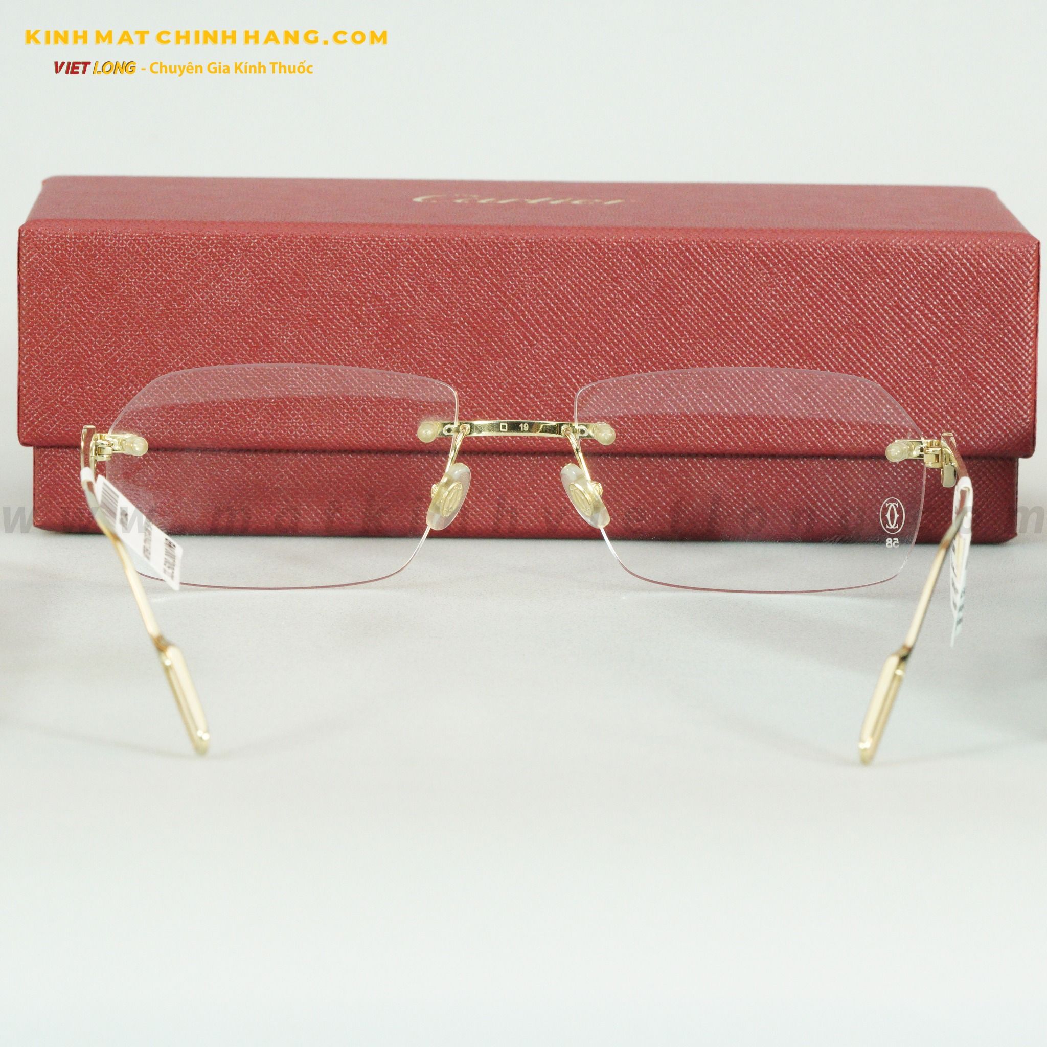 GỌNG KÍNH CARTIER CT0162O-006 58-19