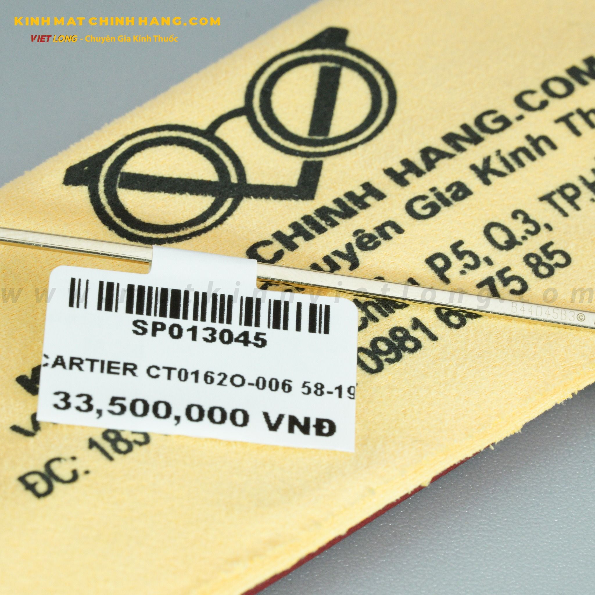 GỌNG KÍNH CARTIER CT0162O-006 58-19