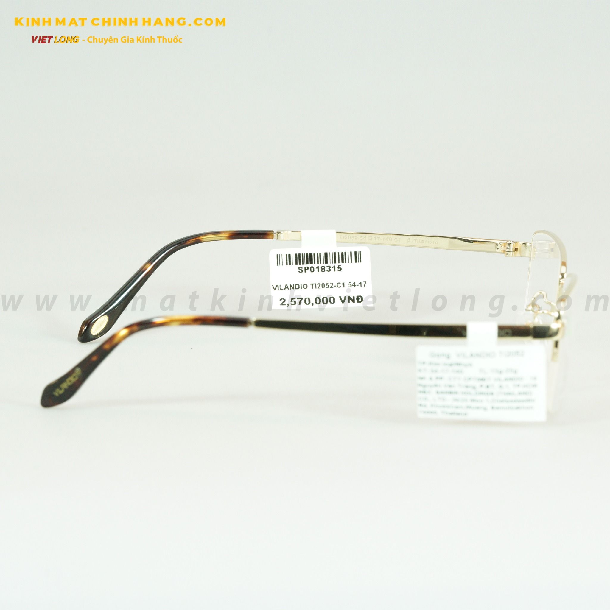 GỌNG KÍNH VILANDIO TI2052-C1 54-17