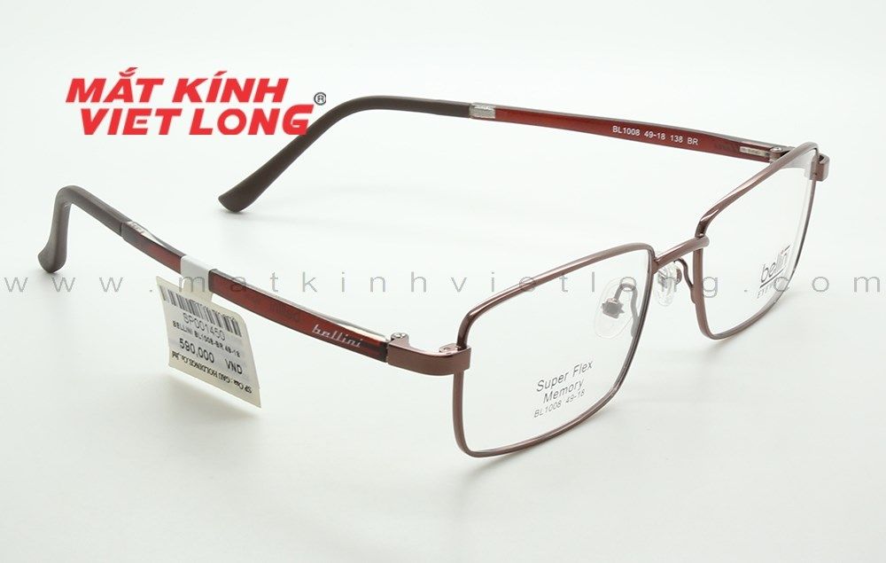  GỌNG KÍNH BELLINI BL1008-BR 49-18 