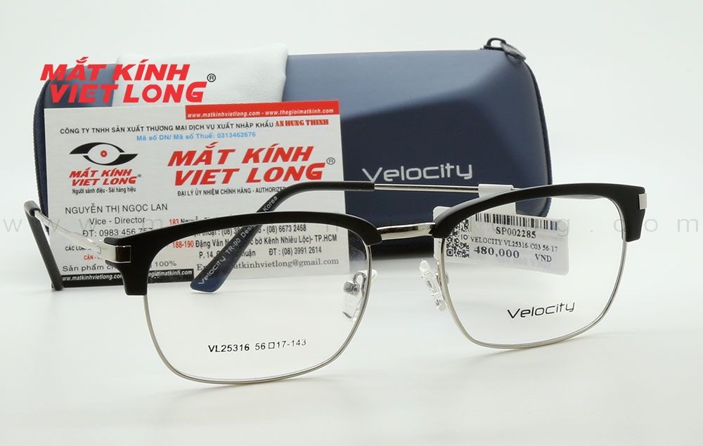  GỌNG KÍNH VELOCITY VL25316-C03 56-17 