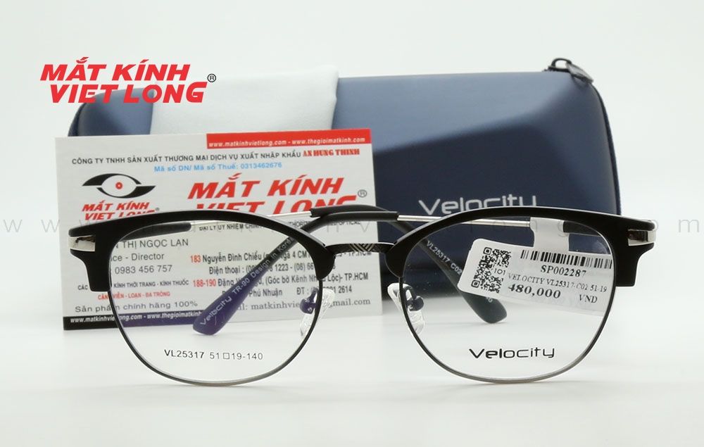  GỌNG KÍNH VELOCITY VL25317-C02 51-19 