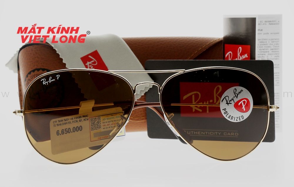  KÍNH MÁT RAYBAN RB3025-001/57 62-14 