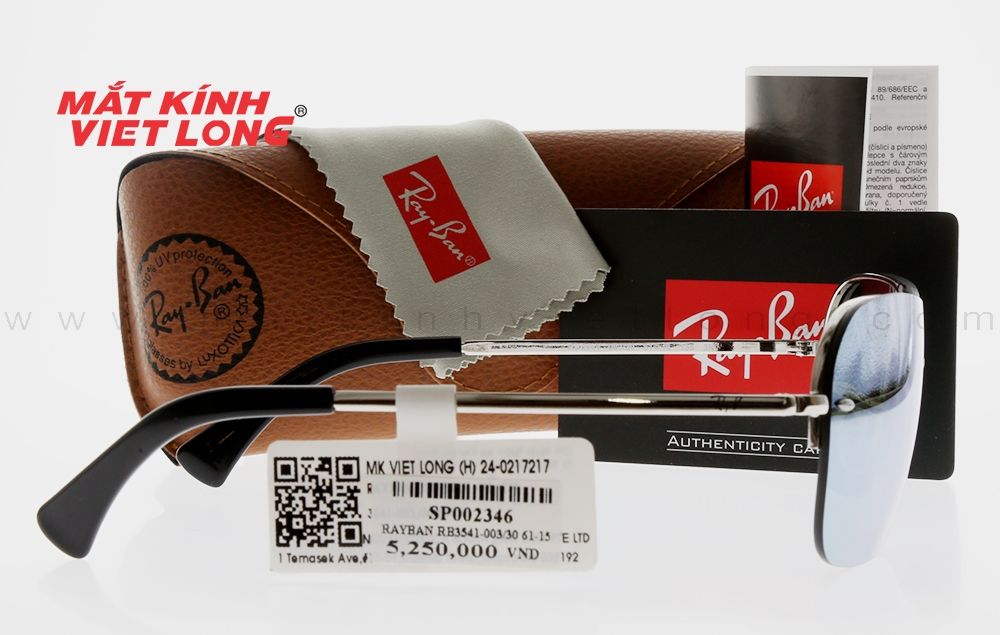  KÍNH MÁT RAYBAN RB3541-003/30 61-15 