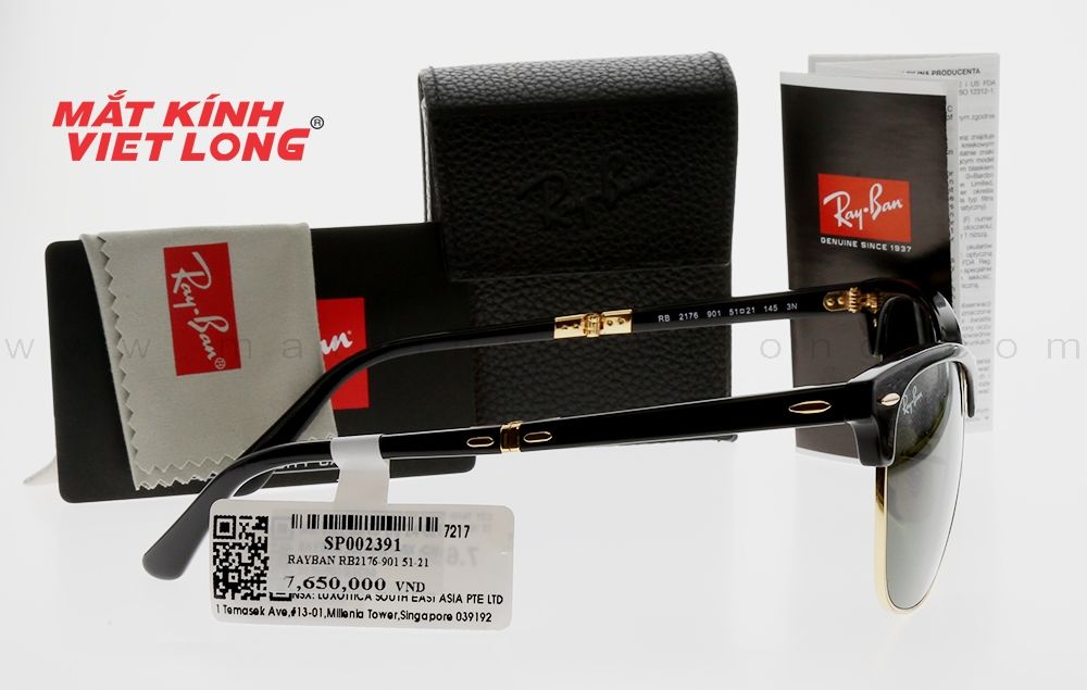  KÍNH MÁT RAYBAN RB2176-901 51-21 