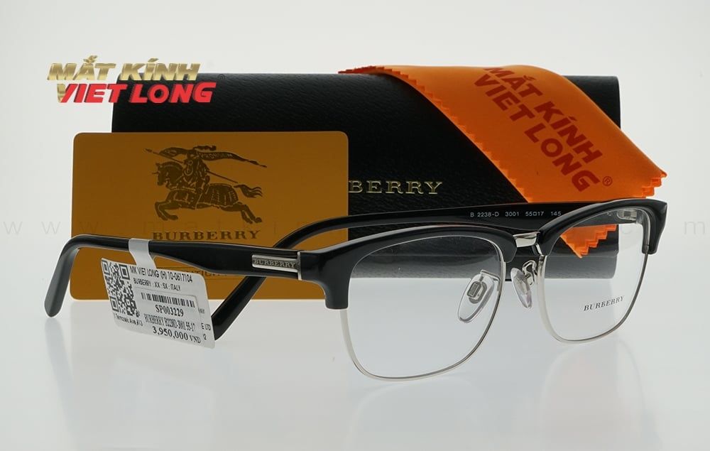  GỌNG KÍNH BURBERRY B2238D-3001 55-17 