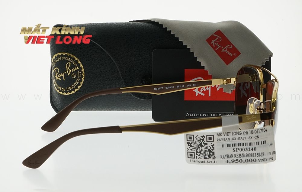  KÍNH MÁT RAYBAN RB3570-9008/13 58-18 