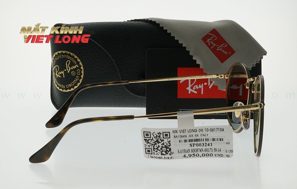  KÍNH MÁT RAYBAN RB3574N-001/71 59-14 