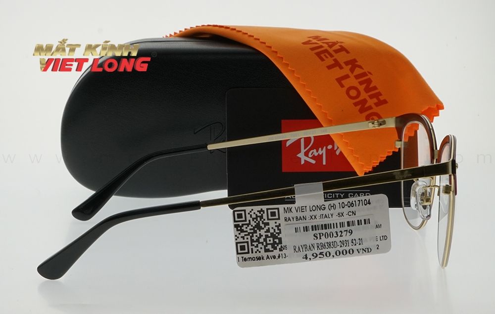  GỌNG KÍNH RAYBAN RB6383D-2931 52-21 