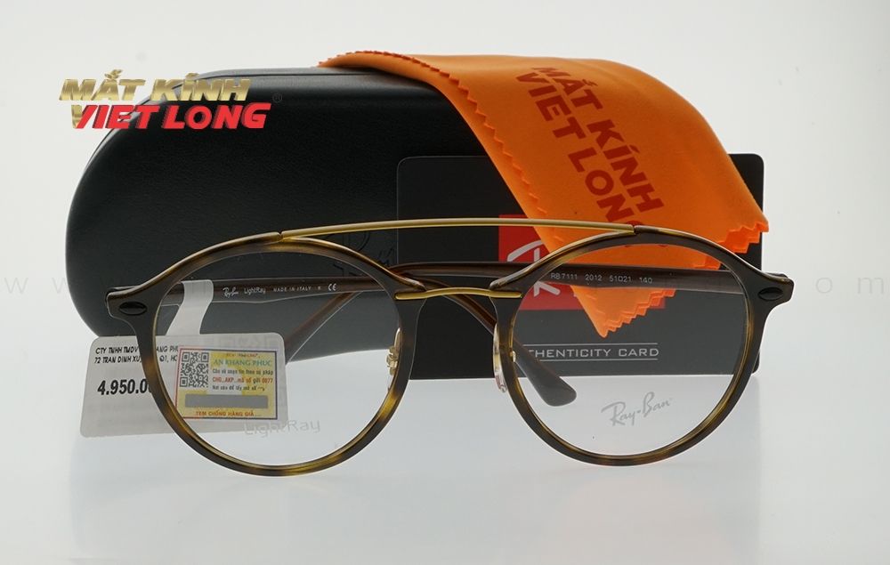  GỌNG KÍNH RAYBAN RB7111-2012 51-21 