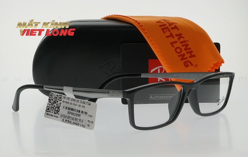  GỌNG KÍNH RAYBAN RB7114D-8011 55-16 