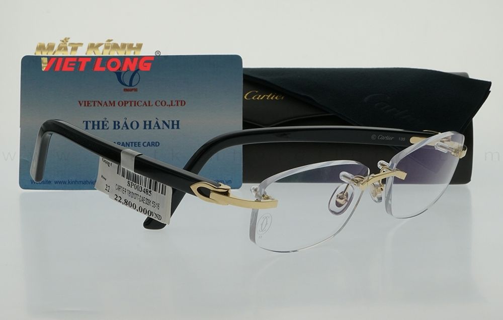  GỌNG KÍNH CARTIER T8101077-DAE0091 53-16 