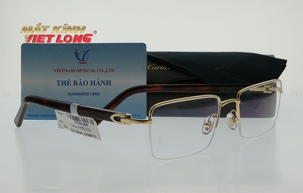  GỌNG KÍNH CARTIER T8101028-C21A14J 