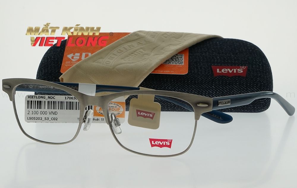  GỌNG KÍNH LEVIS LS05202-C02 GUN 53-17 