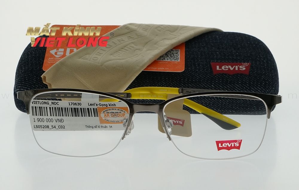  GỌNG KÍNH LEVIS LS05208-C02 GUN 54-17 