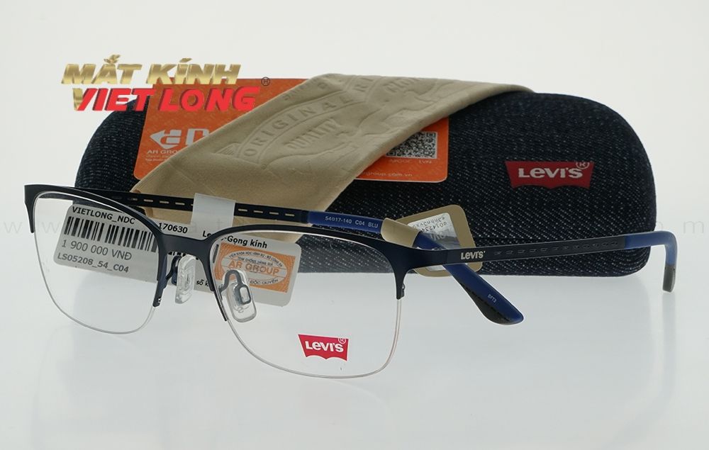  GỌNG KÍNH LEVIS LS05208-C04 BLU 54-17 