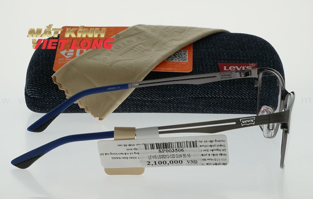  GỌNG KÍNH LEVIS LS05212-C02 GUN 55-16 