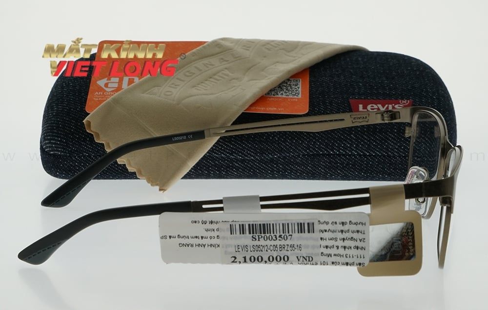  GỌNG KÍNH LEVIS LS05212-C05 BRZ 55-16 