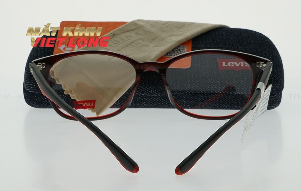  GỌNG KÍNH LEVIS LS06453-C03 RED 53-17 