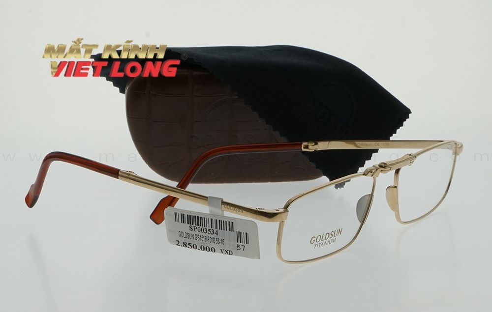  GỌNG KÍNH GOLDSUN GS1518-F010 53-16 