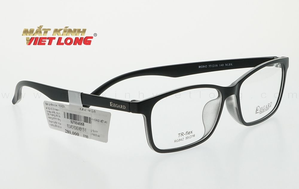  GỌNG KÍNH REGARD RG842-MBK 55-16 