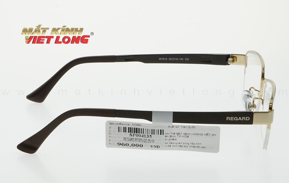  GỌNG KÍNH REGARD RT615-GD 55-19 