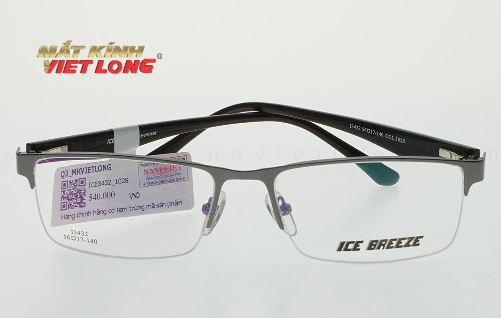  GỌNG KÍNH ICE BREEZE I3432-102S 56-17 