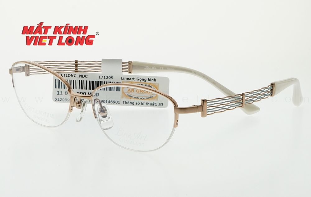  GỌNG KÍNH LINEART XL2099-RG 53-17 