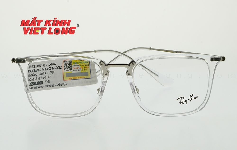  GỌNG KÍNH RAYBAN RB7141-2001 52-20 