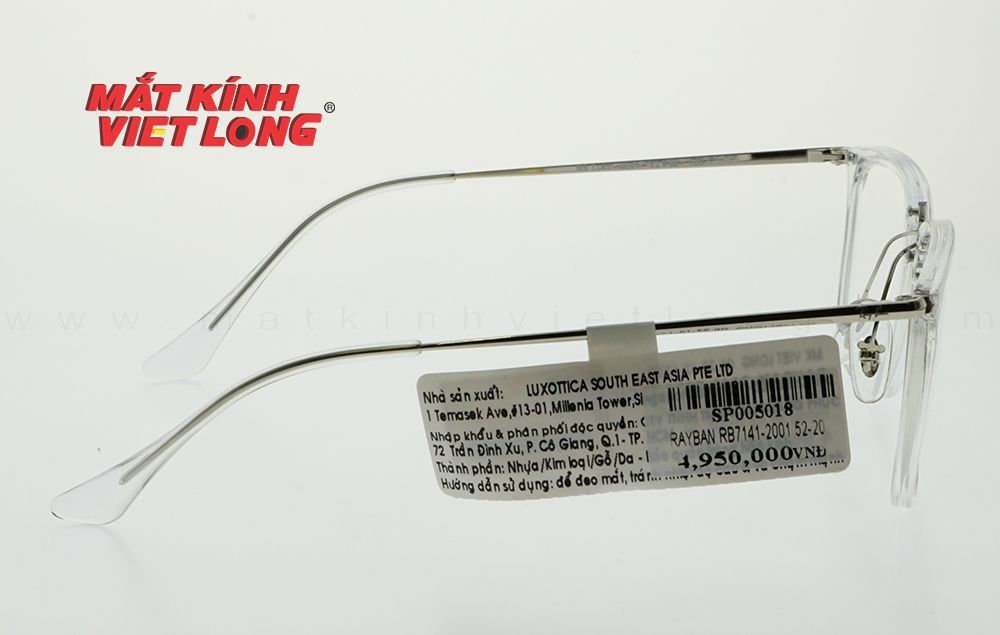  GỌNG KÍNH RAYBAN RB7141-2001 52-20 