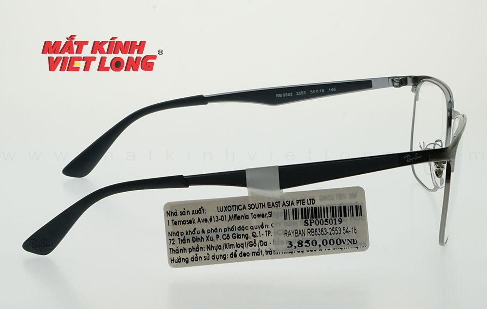  GỌNG KÍNH RAYBAN RB6363-2553 54-18 