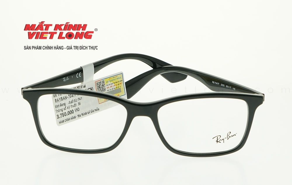  GỌNG KÍNH RAYBAN RB7047F-2000 56-17 