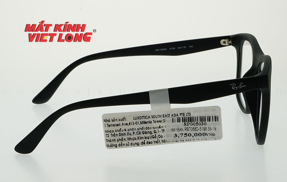  GỌNG KÍNH RAYBAN RB7068D-5196 55-18 