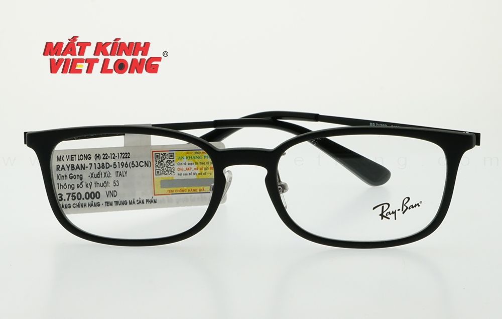  GỌNG KÍNH RAYBAN RB7138D-5196 53-18 