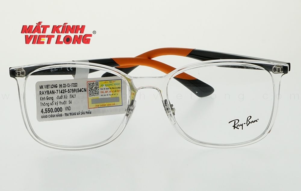  GỌNG KÍNH RAYBAN RB7142F-5759 54-18 