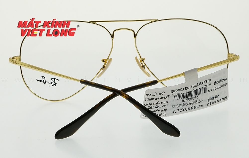  GỌNG KÍNH RAYBAN RB6489-2945 58-14 