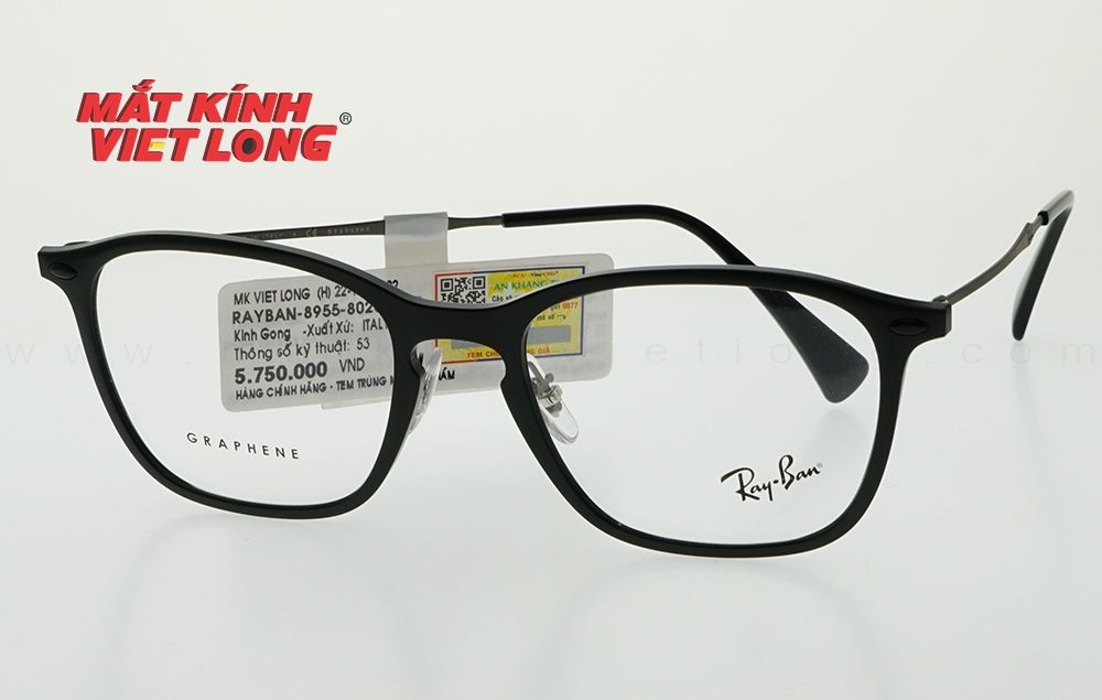  GỌNG KÍNH RAYBAN RB8955-8025 53-19 