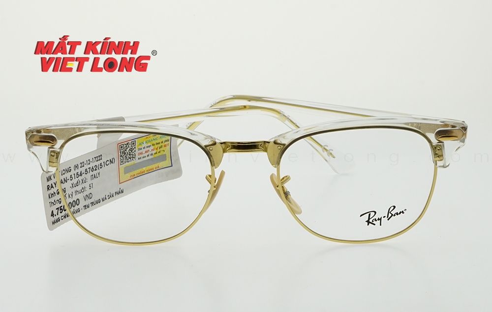  GỌNG KÍNH RAYBAN RB5154-5762 51-21 