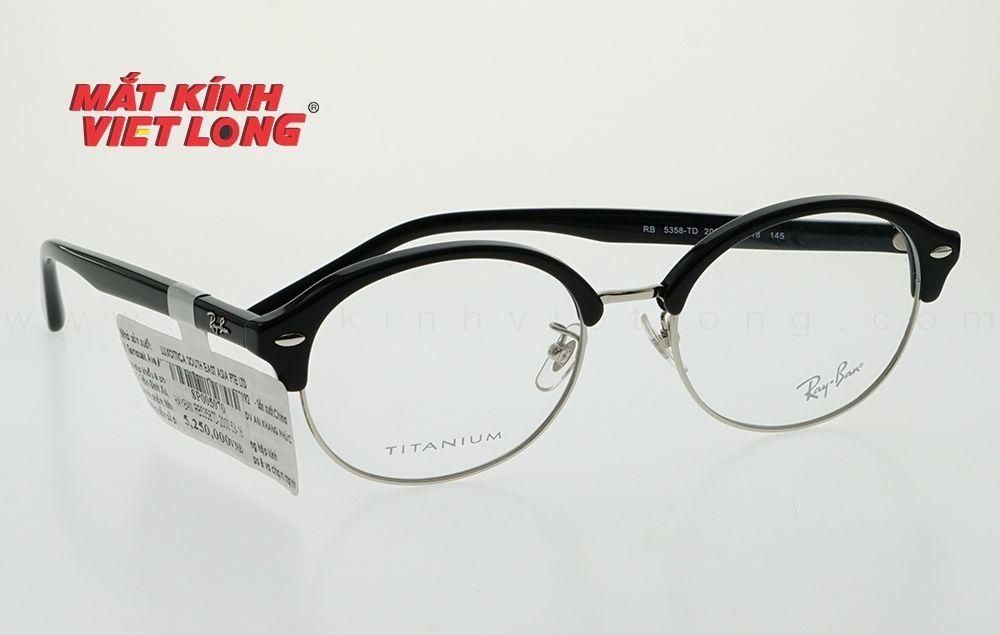  GỌNG KÍNH RAYBAN RB5358TD-2000 53-18 