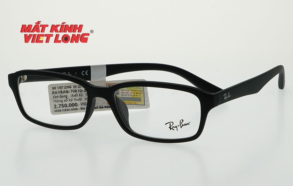  GỌNG KÍNH RAYBAN RB7081D-2477 55-16 