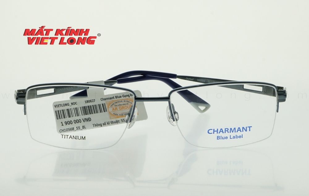  GỌNG KÍNH CHARMANT CH10568-BL 55-18 